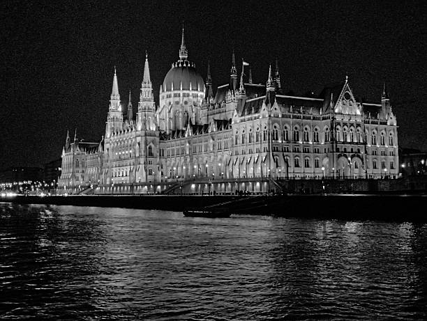 The parliament building in Budapest - one of the symbols of the capital of Hungary and the entire country. Situated on the Danube, in the Pest distric
