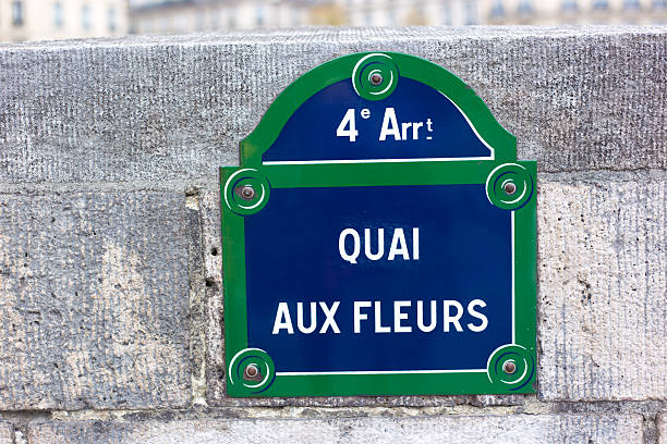 istock Paris, France: Old-Fashioned Street Sign 