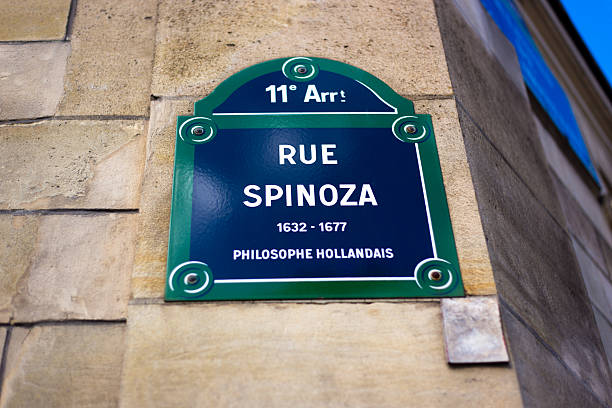istock Paris, France: Old-Fashioned Street Sign, Rue Spinoza 2248352575