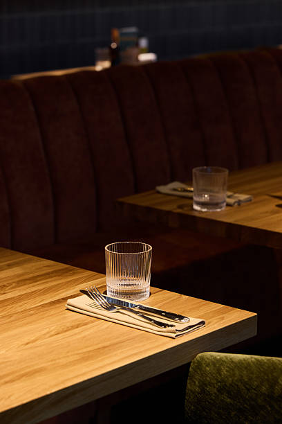 cozy ambiance with refined table arrangement, intimate dining scene with warm mall lighting ambiance