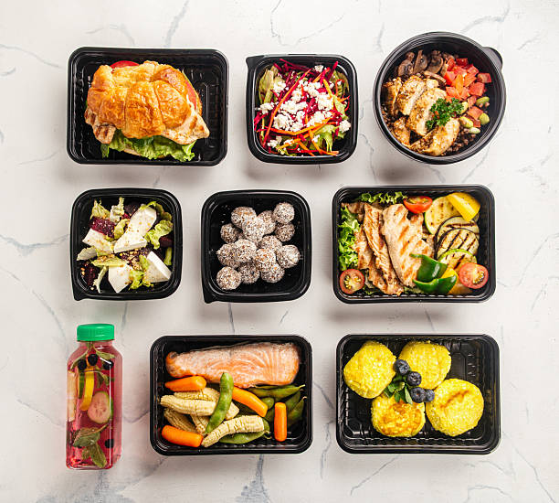 istock Healthy assorted meal prep dishes in containers 2248359725