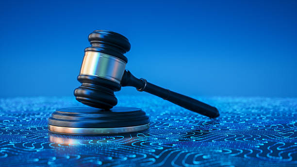 istock Cyber Law And Digital Justice Concept With Gavel 2248362348