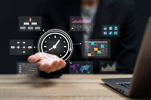 istock Effective Business and Time Management, Businesswoman Managing Time and Projects Efficiently to Meet Deadlines, Reduce Costs, Optimize Workflows, Enhance Productivity Through Strategic Planning 2248363660