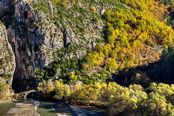 istock Portitsa Stone Bridge in Autumn Gorge 2248365982