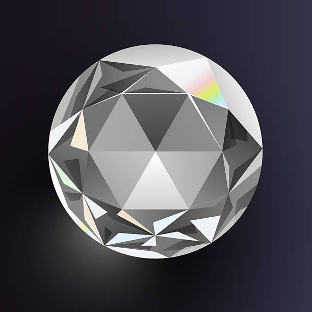 istock Brilliant cut diamond on a dark background. A sparkling gem symbolizing luxury and purity. 2248366616