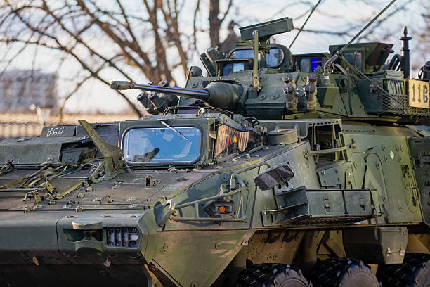 istock Advanced NATO armored vehicle with integrated combat systems and protective exterior elements symbolizing alliance resilience and collective defense across current geopolitical tensions 2248366832