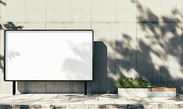 istock 3D render of a largestreet  advertising billboard 2248366961