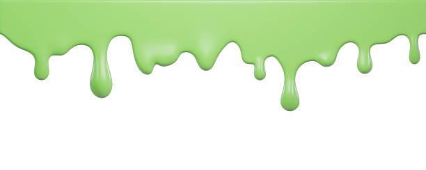 istock Green Pistachio Ice Cream melt with glossy drops  on white background 2248368932