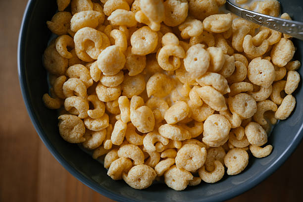istock Bowl of Crunchy Breakfast Cereal with Spoon 2248370045