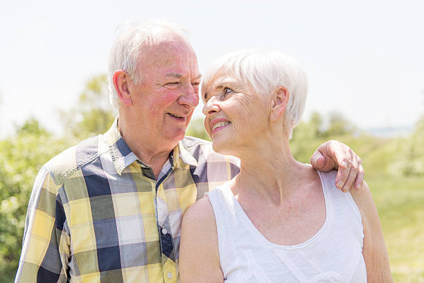 istock A nice senior couple outside having good time together 2248376808