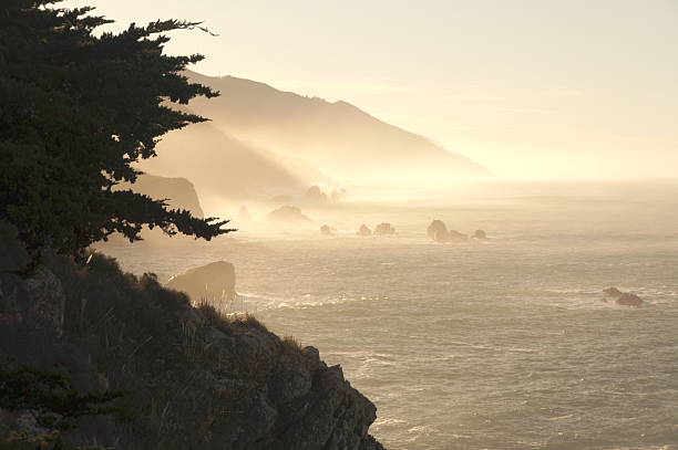 istock Big Sur California Cliffs Morning Mist on Pacific Ocean 2248379730