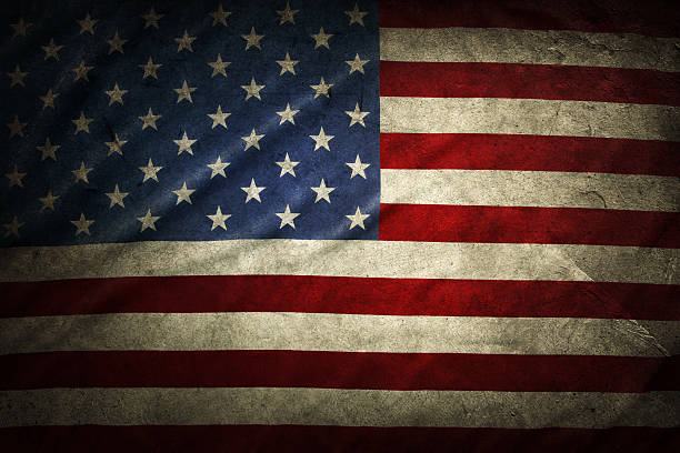 istock Grunge American flag 2248380494