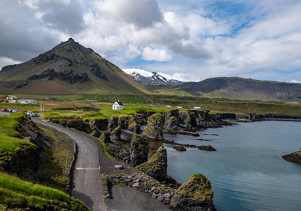 istock Arnarstapi basalt rocks  in atlantic ocean in Iceland 2248390745