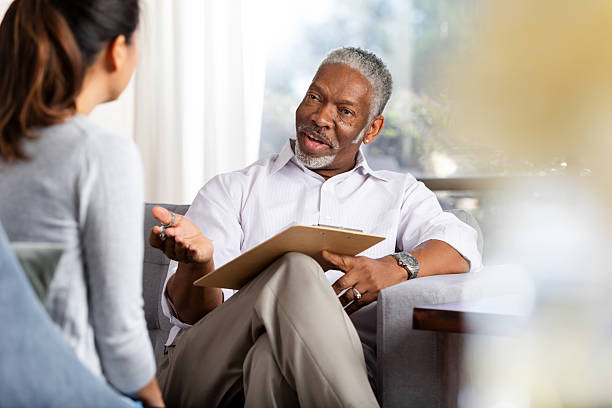 istock Therapist provides support and guidance during a counseling session, fostering trust. 2248392919