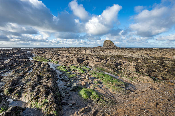 istock Black Rock towers above all the other rugged rock formations on 2248393629