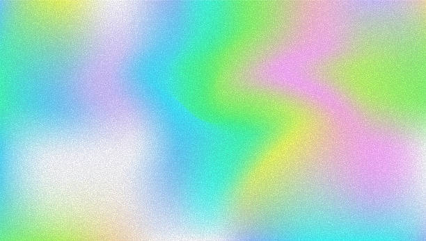 istock Noise Gradient Background. Abstract Grainy Bg In Pink, Purple And Blue Colors. Iridescent Hologram. Pearlescent Holographic Texture With Rainbow Foil. Trendy Metal Shape With Pastel Gradation 2248396667
