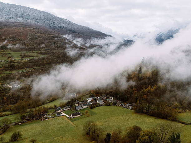 istock Mountain village from above 2248424441