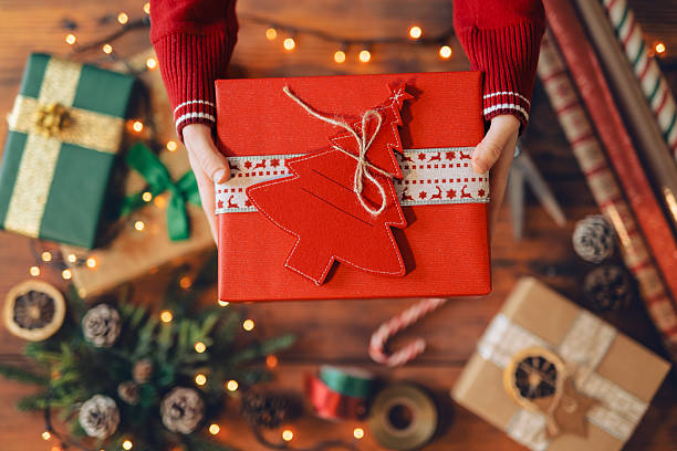 istock Christmas celebration gifts preparation. 2248427777