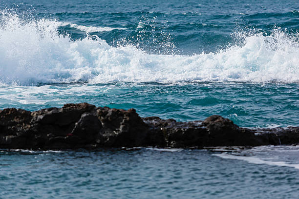 Dynamic winter seascape of Amami Oshima