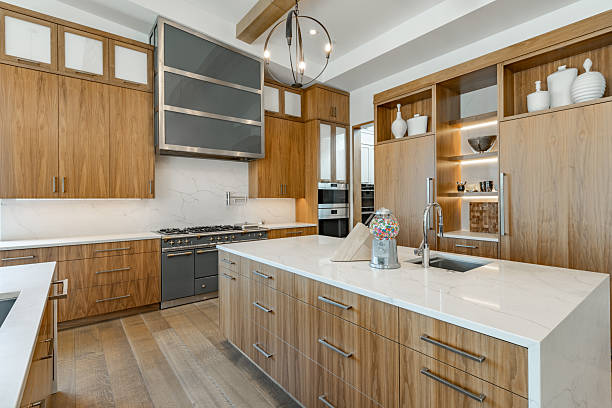 istock kitchen interior luxury modern home with seating areas and a wet bar and island 2248440933