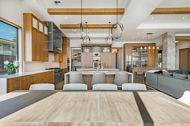 istock kitchen interior luxury modern home with seating areas and a wet bar and island 2248440940