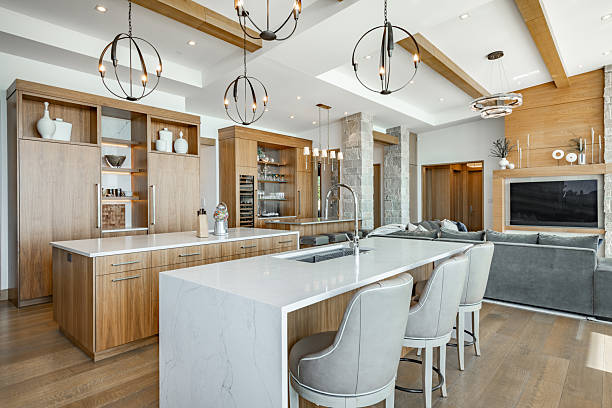 istock kitchen interior luxury modern home with seating areas and a wet bar and island 2248440945