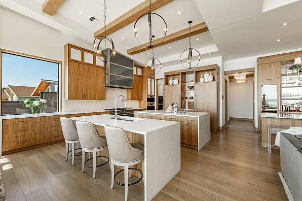 istock kitchen interior luxury modern home with seating areas and a wet bar and island 2248440957