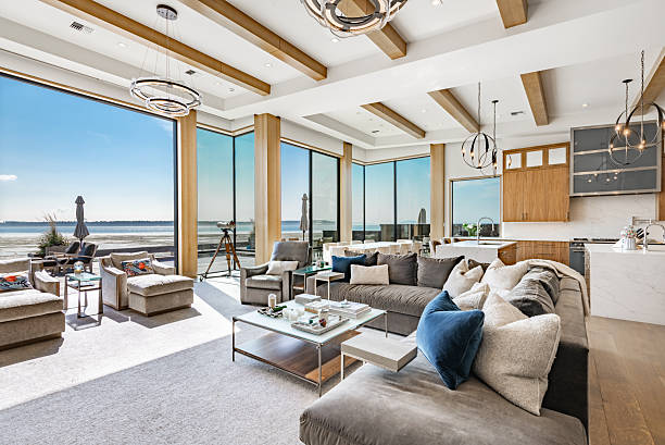 istock Mountain Modern living room interior 2248440971