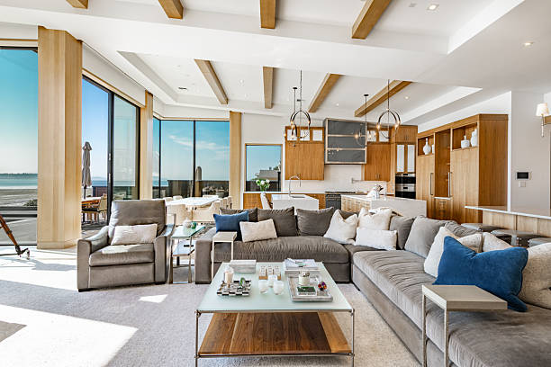 istock Mountain Modern living room interior 2248440972