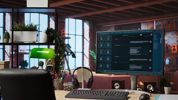 istock PC in home office with AI LLM chatbot answering user prompts 2248446817