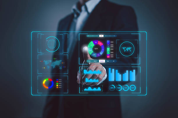 istock A business professional interacting with a futuristic digital dashboard displaying analytics charts data visualizations, and performance metrics symbolizing data-driven decisions and modern corporate. 2248453153