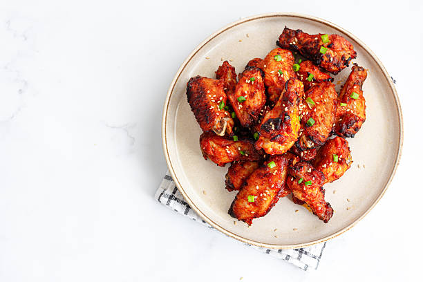 istock Korean Gochujang Wings Top Down Photo 2248459790