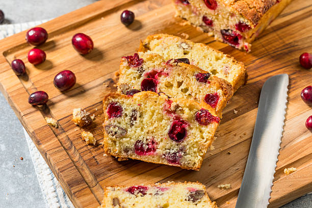 istock Homemade Autumn Cranberry Bread Loaf 2248466310