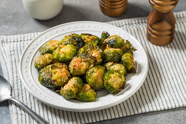istock Thanksgiving Homemade Smashed Brussel Sprouts 2248466324