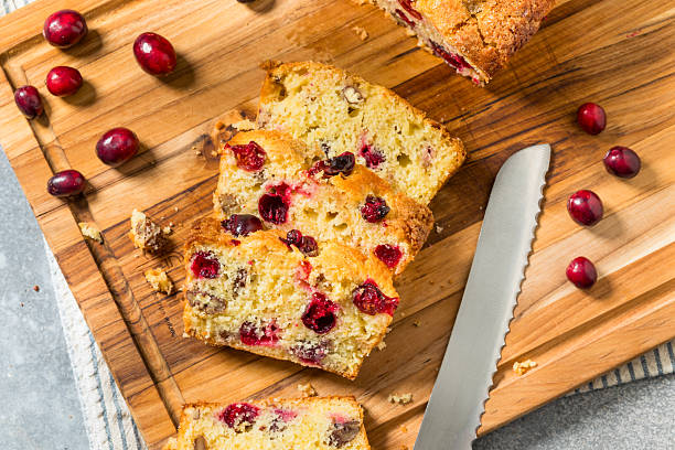istock Homemade Autumn Cranberry Bread Loaf 2248466340
