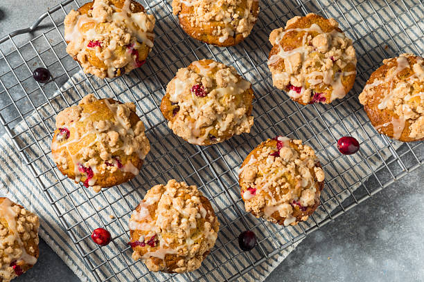 istock Autumn Homemade Cranberry Orange Muffins 2248466391