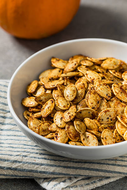istock Roasted Homemade Spicy Pumpkin Seeds 2248466410