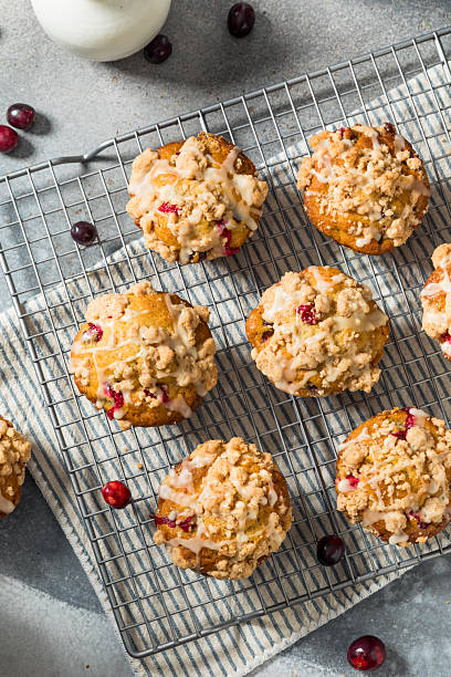 istock Autumn Homemade Cranberry Orange Muffins 2248466420