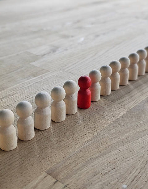 istock A special leader stands out from the crowd. Leadership, uniqueness, independence, initiative, strategy, dissent, unconventional thinking 2248469062