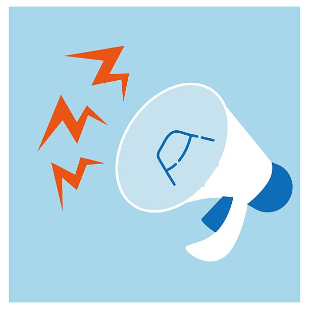istock Simple Illustration of Megaphone with Loud Voice 2248471191