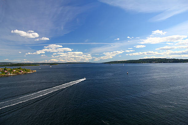 The view of Oslo Fjord in Norway, Scandinavia