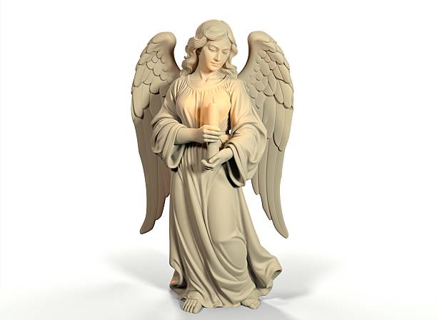 istock An angel with a candle for Christmas 3d-rendering 2248471688