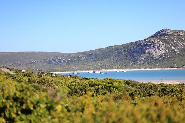 istock Coastal landscape with sea and hills. 2248485177
