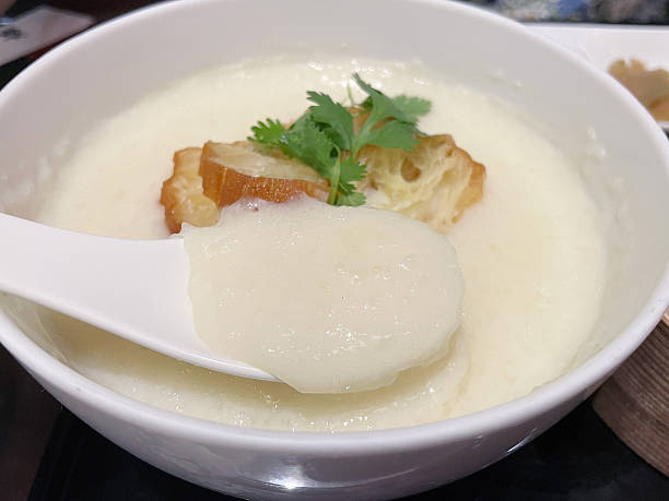 istock Chinese congee with soy milk 2248490000