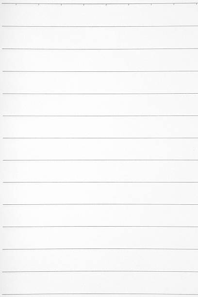 istock Old white notebook paper with lines closeup 2248490393