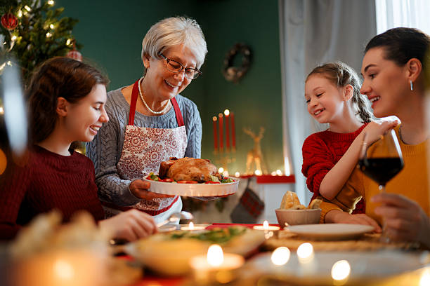 istock family celebrating Christmas 2248508387