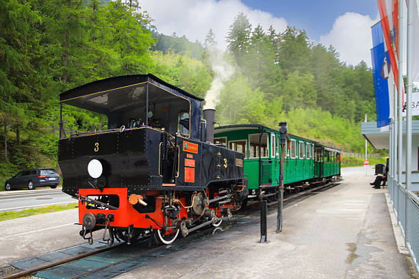 Achenseebahn (Achensee Railway) - a historic steam cog railway in Tyrol state, Austria
