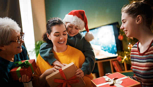istock family celebrating Christmas 2248528746