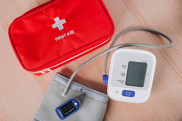 istock A Comprehensive First Aid Setup Featuring a Blood Pressure Monitor and Pulse Oximeter for Emergency Health Care and Wellbeing Management 2248530690