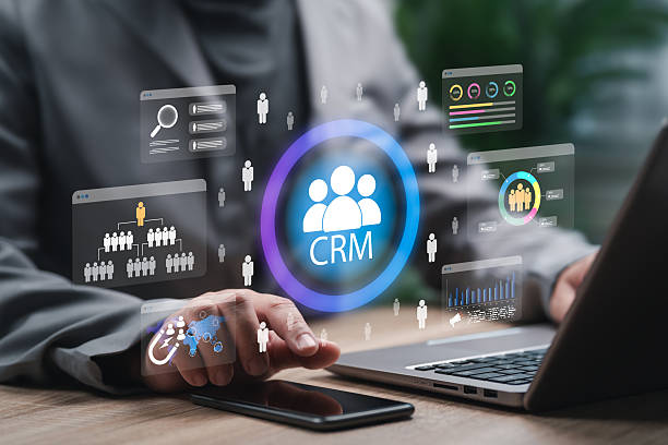 istock CRM, Customer Relationship Management Concept, Businessman Using CRM System Enhance Customer Relationship Management Through Data Analytics, Automation for Improved Customer Tracking, Engagement 2248536771